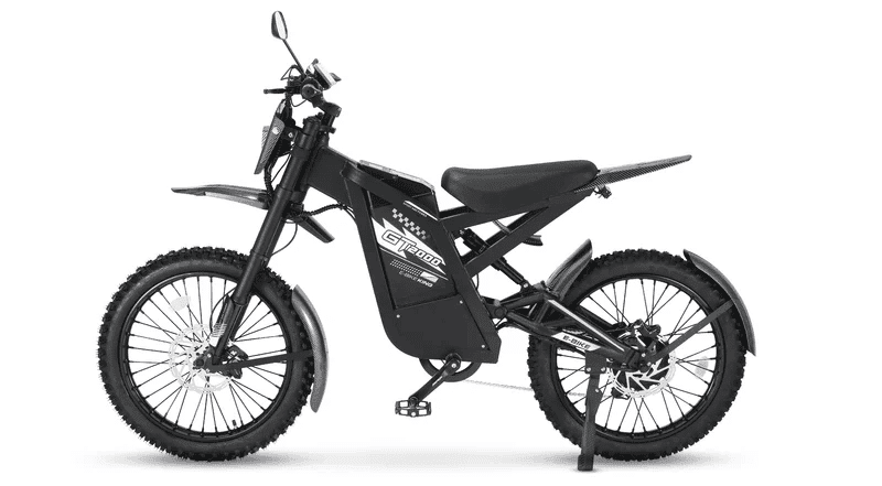 Elektrische fatbike met brede banden voor off-road avonturen.